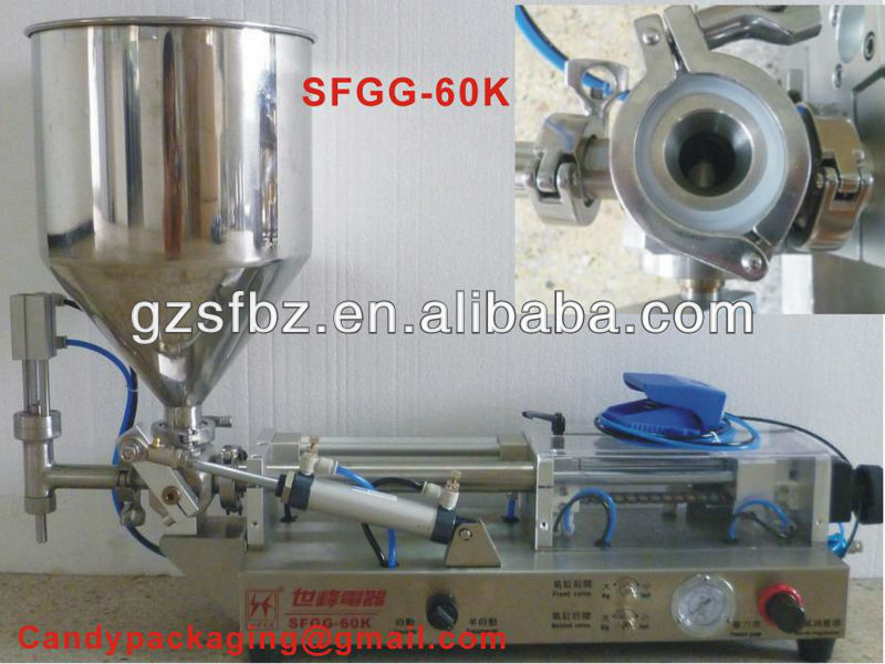 Semi-automatic liquid/paste filling machine