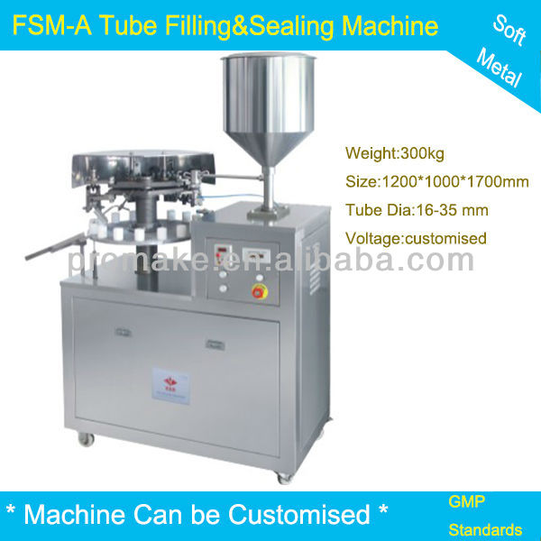 Semi Automatic Metal Tube Filling and Sealing Machine