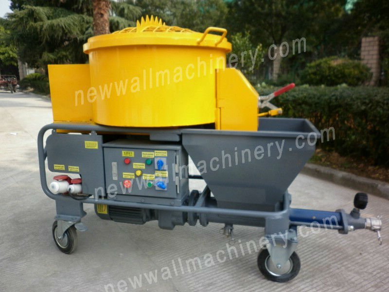 semi automatic mortar plastering machine