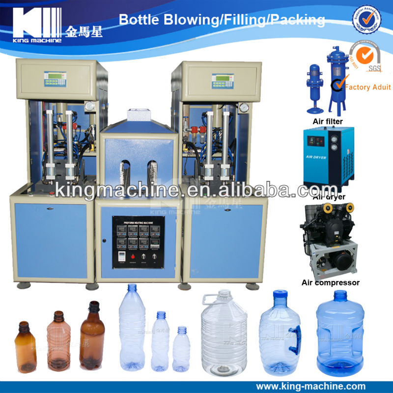 Semi-automatic Plastic Bottle Blowing Machine 5 Gallons