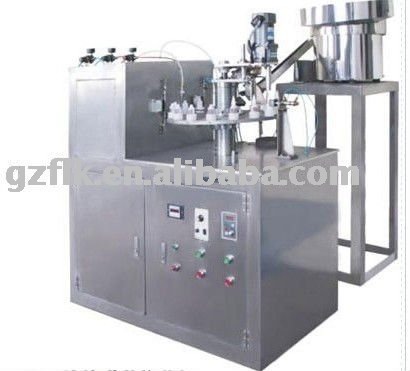 semi-automatic tube filling sealing machine