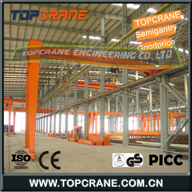 Semi Cantilever Goliath Crane and Hydraulic crane design