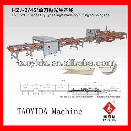 Series Dry Type Single Blade Cutting Polishing Line