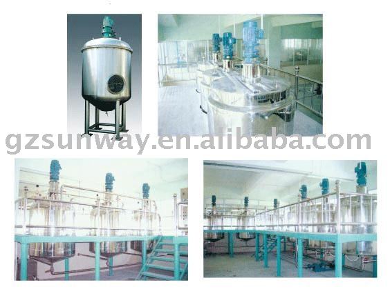 Shampoo production blender manufacturing line