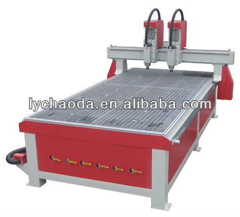 shandong smart woodworking cutting machine With dual heads for wave board/plate UV-PC