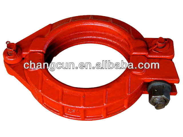 SHANGHAI Casting iron SANY extral heavey bolt pipeline clamp for connect pipe