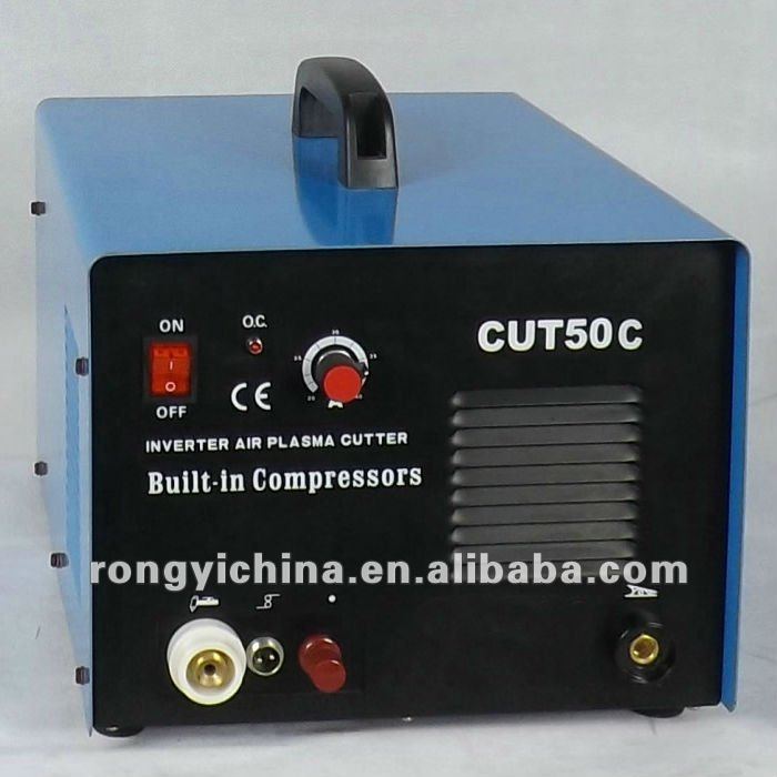 Shanghai Rongyi New Mini Mosfet Inverter DC Plasma Cutter With Buit-in Compressor 50A CUT50C