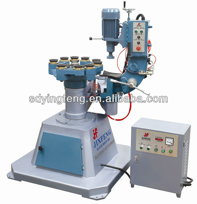 Shaped glass edge grinding machine