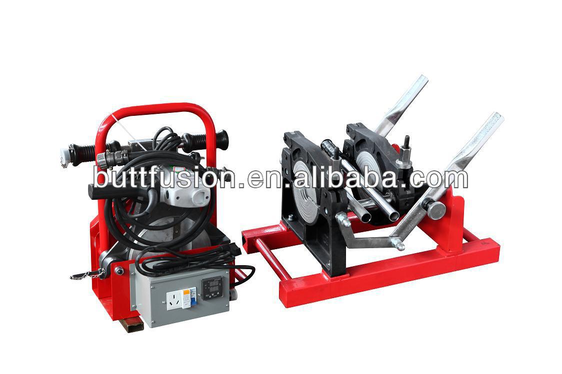 SHDS160 HDPE pipe Manual butt fusion welding machine with 2 or 4 circles for PE pipes