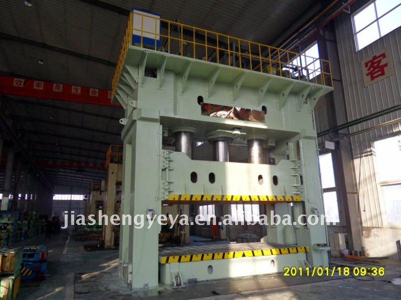 Sheet metal hydraulic single-action hydraulic press