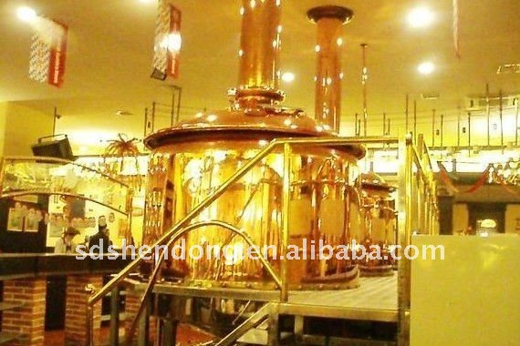 shendong 200L micro copper mash tun, micro brewing house