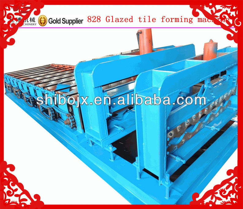 SHIBO factory export High-class 828 antique glazed tile forming machine