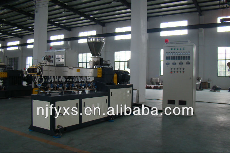 SHJ35 parallel co-rotating twin screw extruder/machine for masterbatch/plastic extruder manufacture