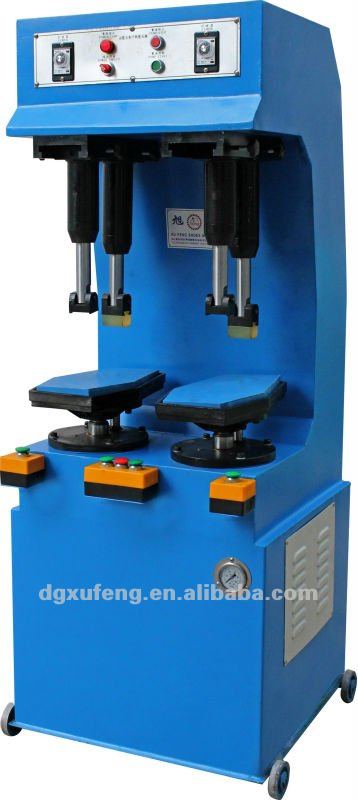 Shoemaking machinery, sole press or attaching machine