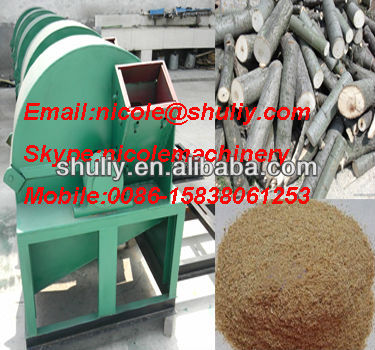 Shuliy sawdust wood crusher/sawdust log crusher 0086-15838061253