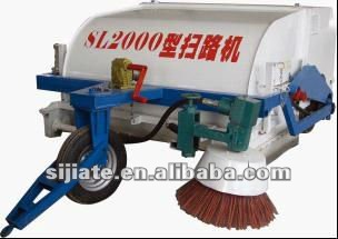 side brush mounted road sweeper