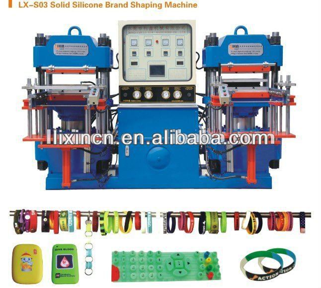 silicone rubber wristband making machine