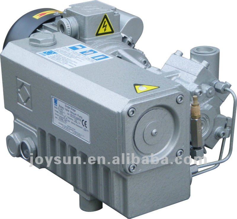 Sing-stage rotary vane vacuum pump