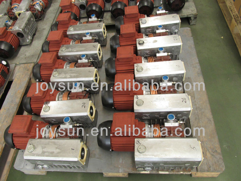 Sing stage rotary vane vacuum pump