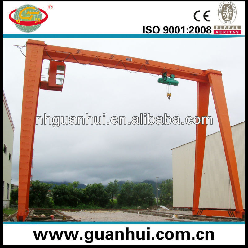 single and double girder gantry crane 20 ton