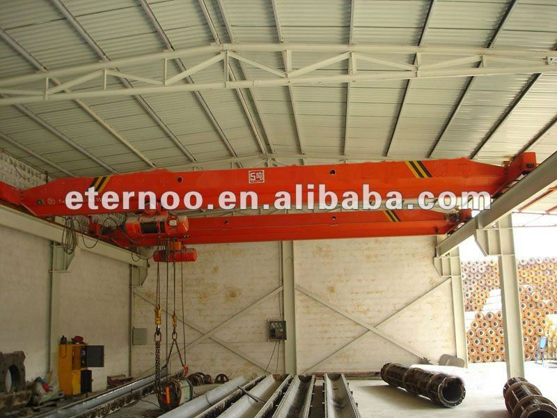 Single beam gantry crane with hook 10t