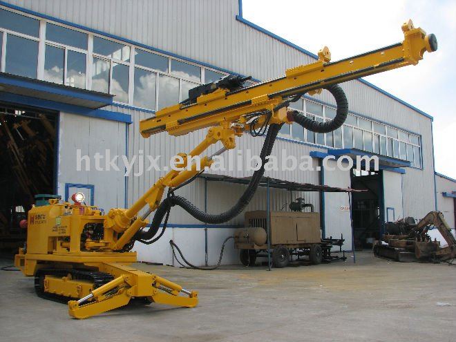 Single Boom Coal Mine All hydraulic crawler drilling jumbo