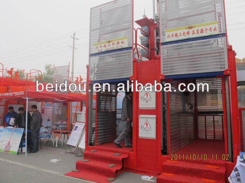 Single cage building elevator 2000KG