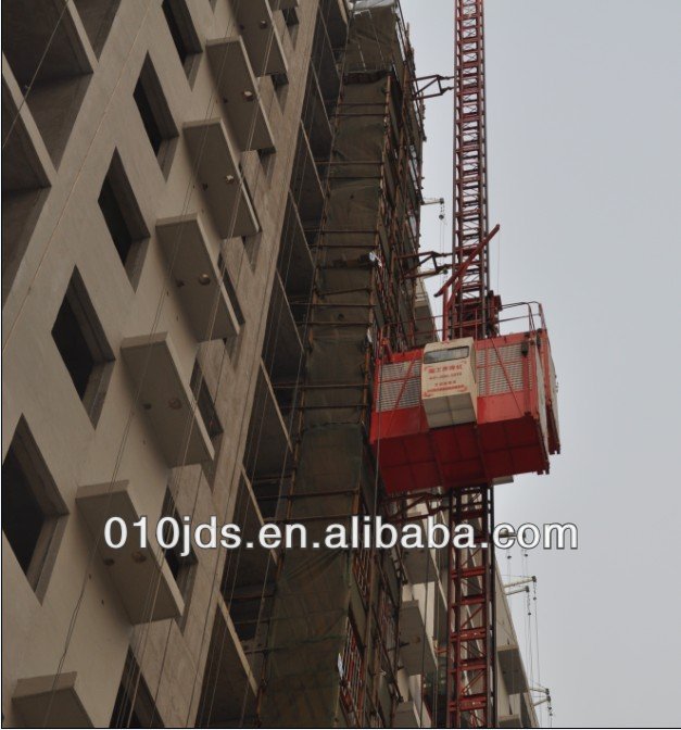 single cage construction hoist