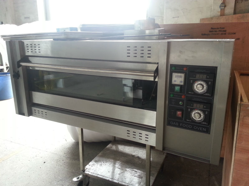 single deck gas oven/bakery equipments(factory low price)