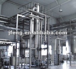 Single-effect falling film evaporator