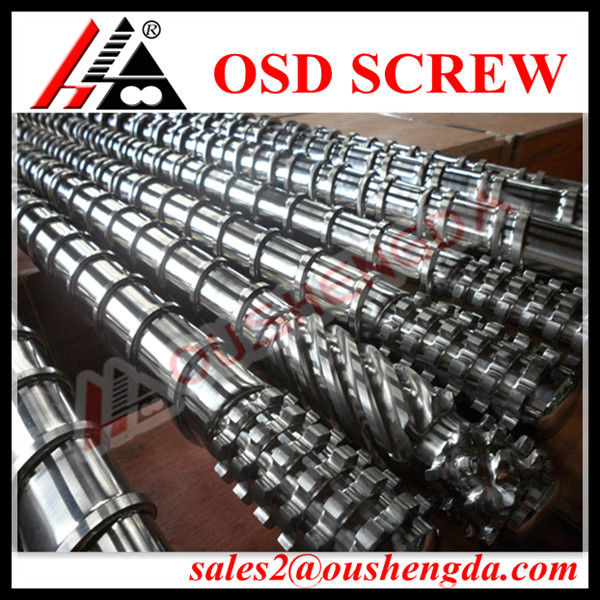 Single extruder screw barrel for film blowing extruder machine