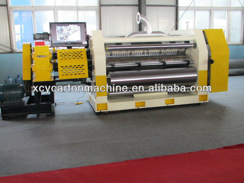 single facer corrugated cardboard machine