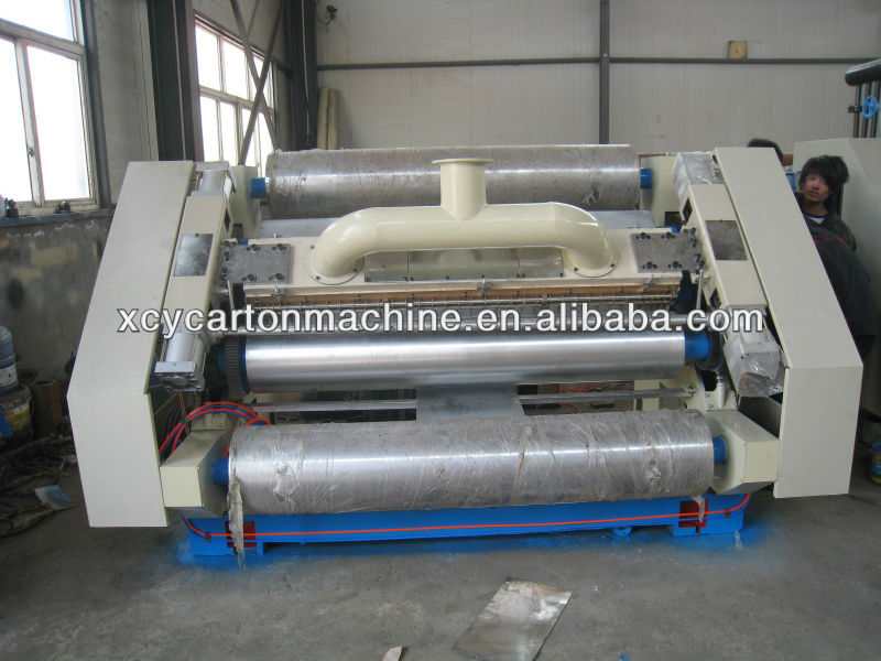 single facer corrugated cardboard machine