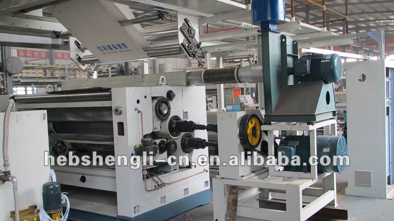 single facer for corrugated paperboard production line