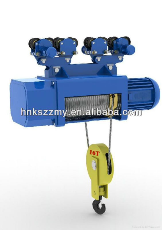 Single Girder Crane Electric Hoist Single Speed