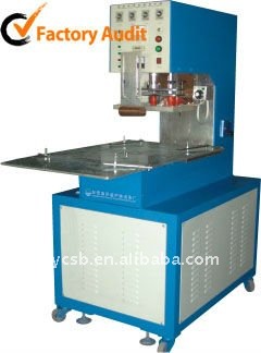 Single head turntable PVC high frequency welder