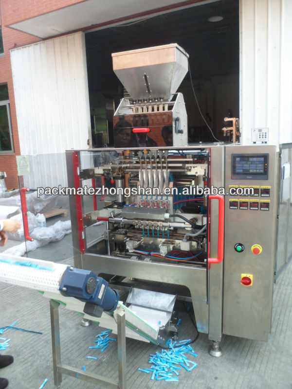 Single lane or high speed multi-lane stick bag Packaging machine for stevia,sugar,coffee,detergent,food,beverages,pharmaceutics