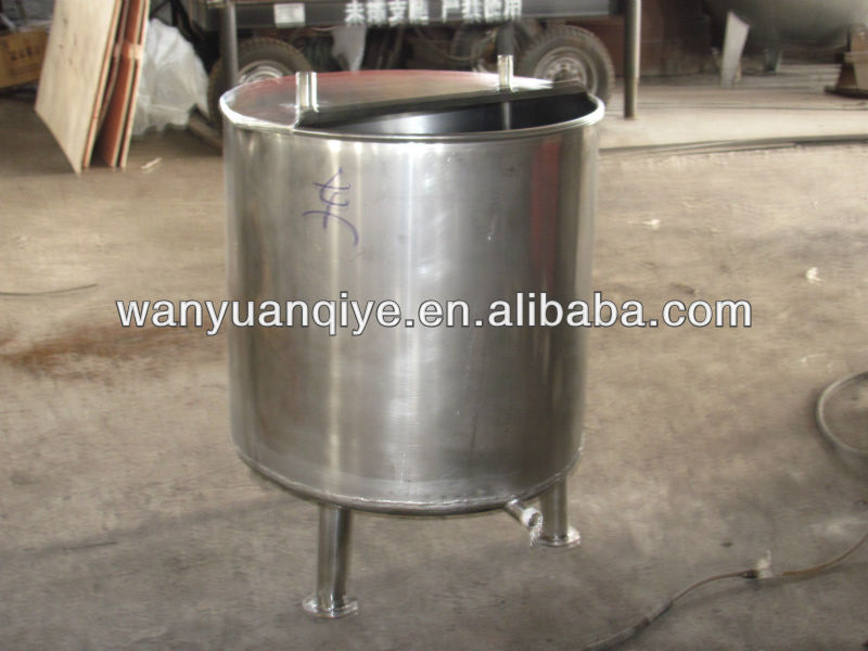 single layer stainless steel juice storage tank