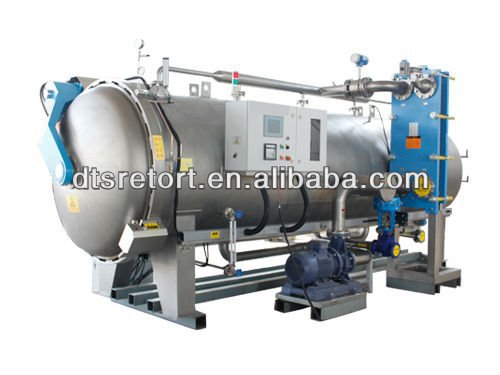 Single layer steam rotary autoclave retort