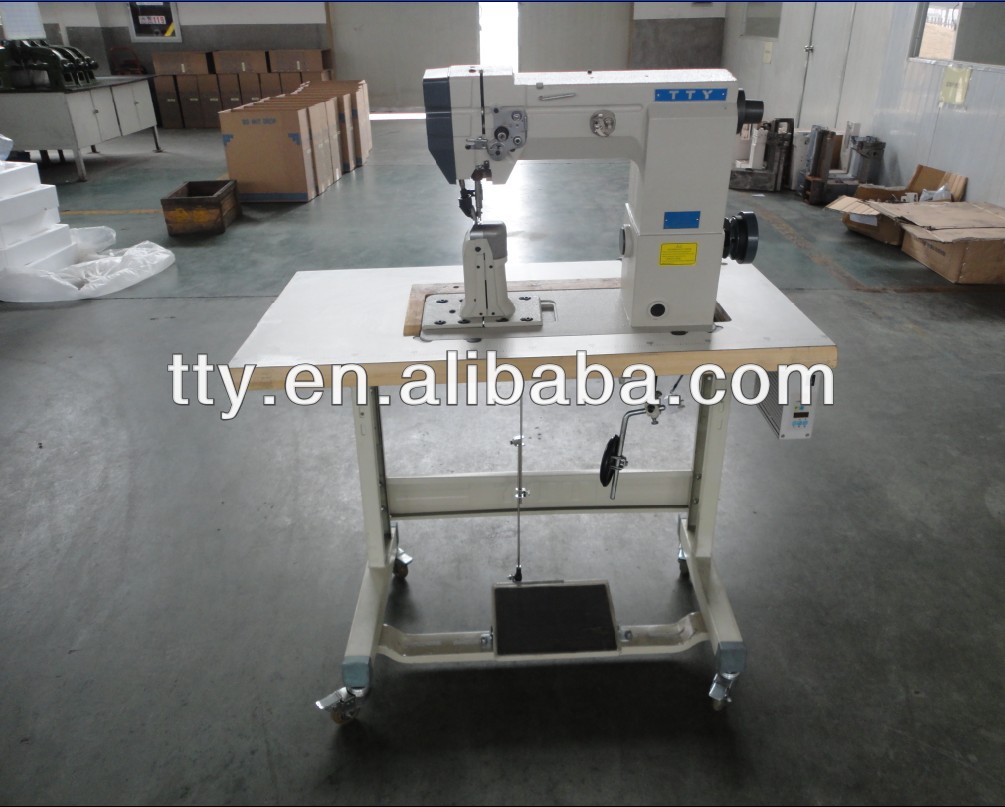 single needle post bed direct driver lockstitch sewing machine