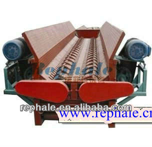 Single roller log skin peeling machine for sale