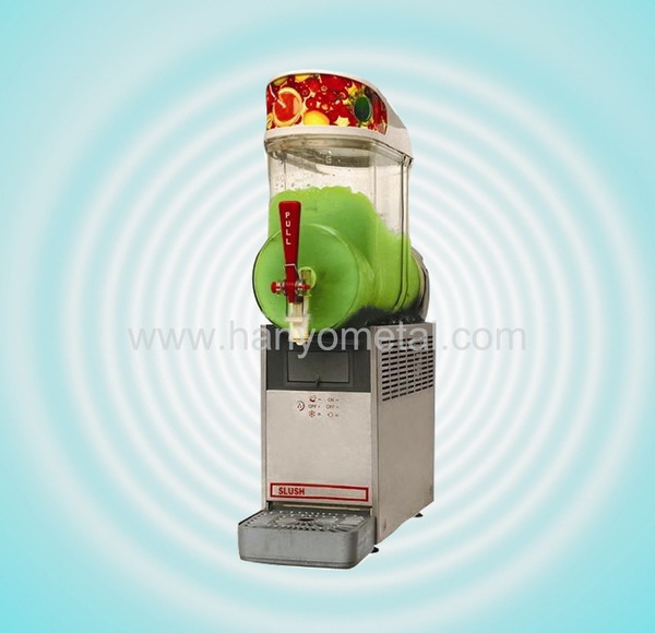 Single slush beverage machine