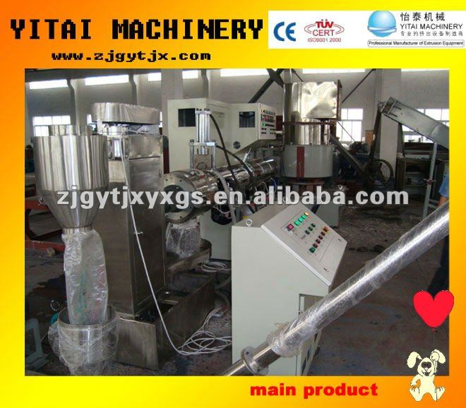 single stage plastic PET pelletized extruder machine