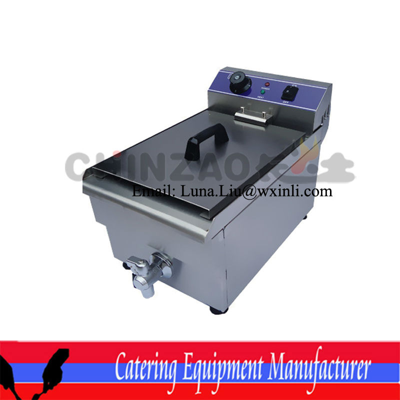 Single Tank Commercial Deep Fryer DZL-17V