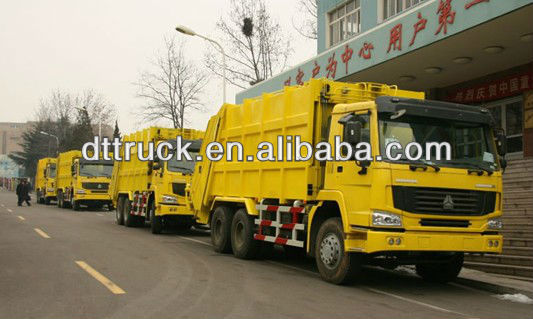 SINOTRUCK HOWO 6x4 compactor garbage truck