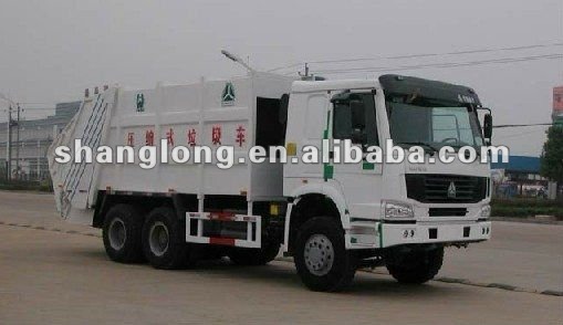 SINOTRUK 12 ton related payload 6x4 Compressed Garbage Truck