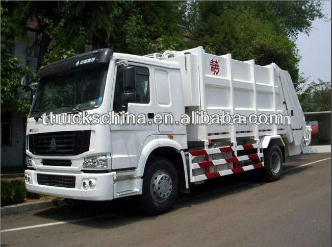 SINOTRUK howo 8m3,10m3,16m3,25m3 8ton,12t, compressed garbage truck QDZ5120ZYSZH