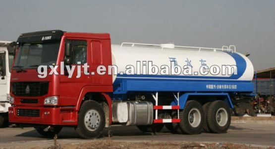 sinotruk JYJ5254GSSC 6*4 howo small water truck