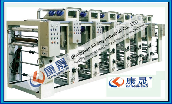 six colors rotogravure printing machine