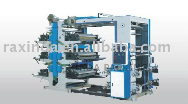 Six Colour Flexo Printing / 6 colour flexible flexography printing Machine